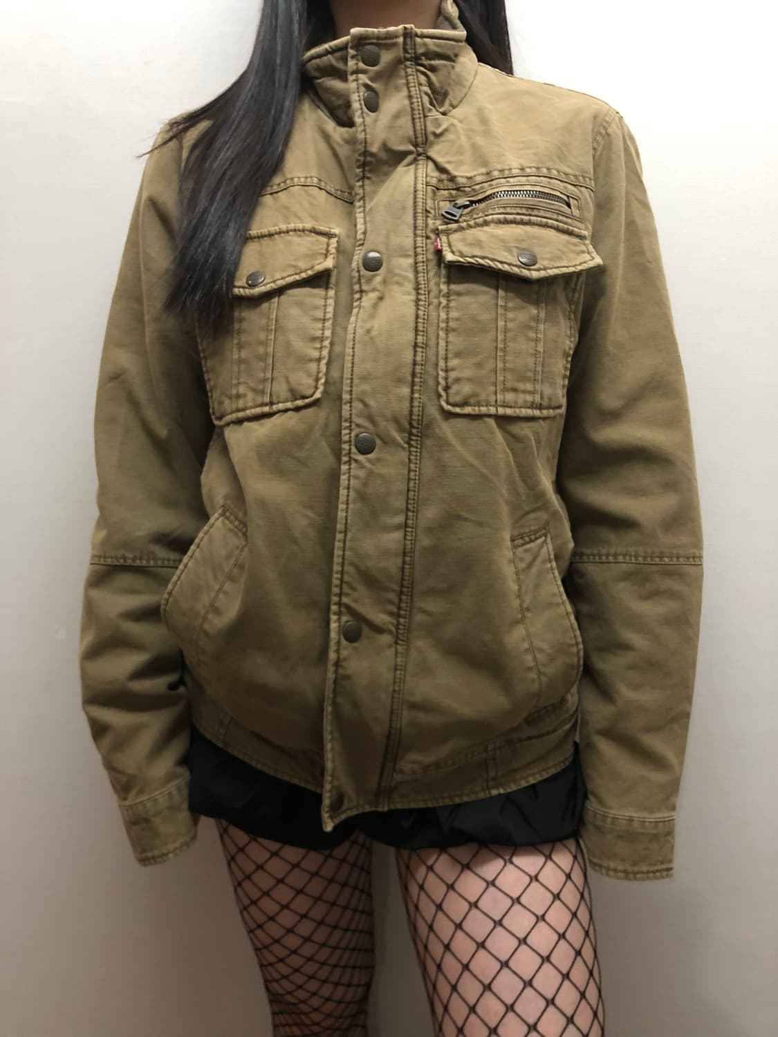 빈티지 리바이스 카키 펑크 자켓 상품이미지1