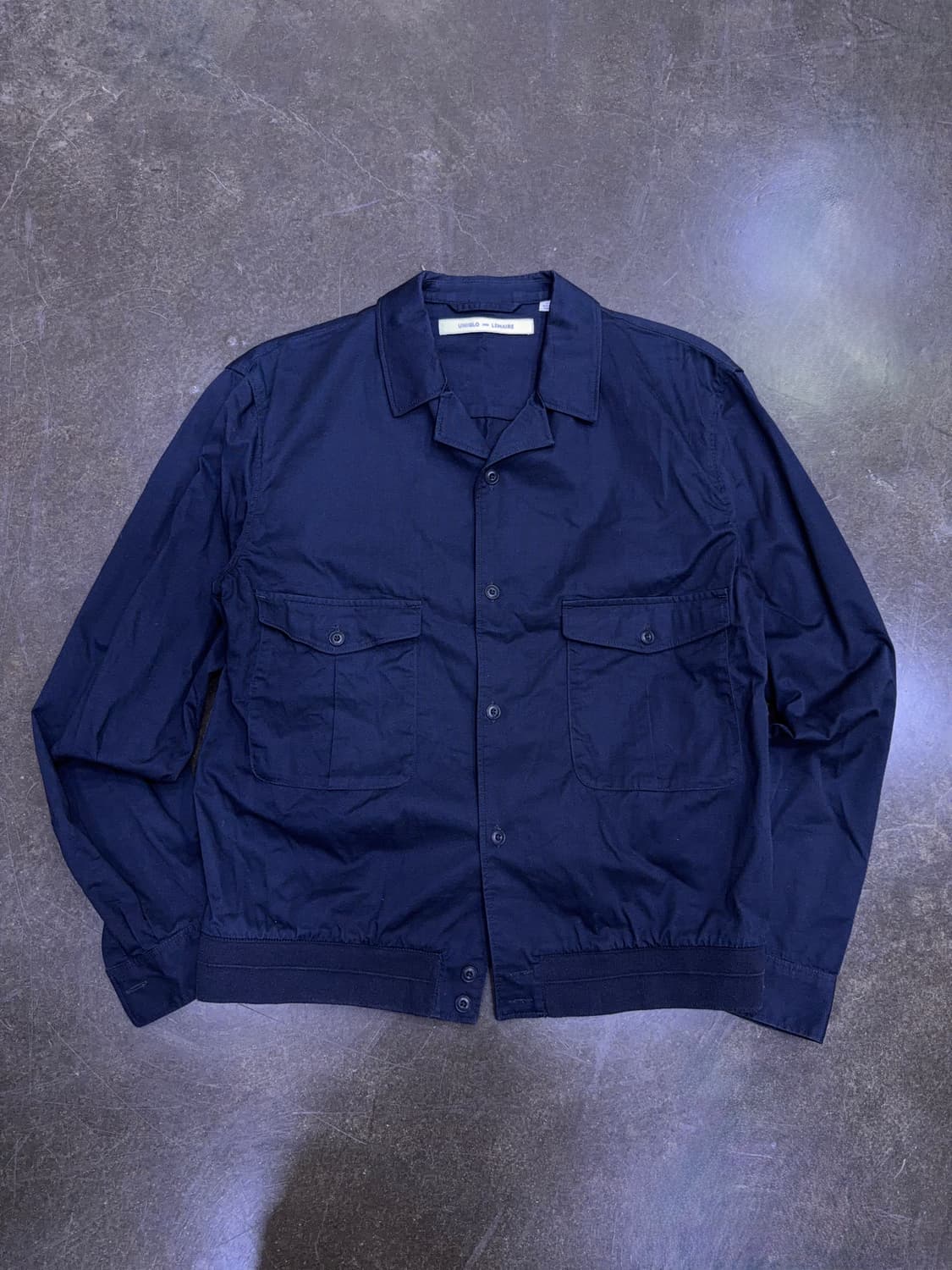 유니클로 x 르메르 포켓 쇼트 자켓 블루종 네이비 L 상품이미지1