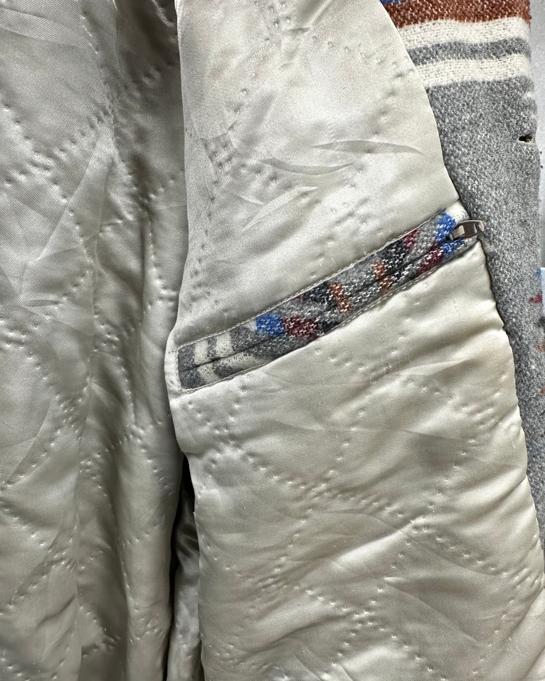 (L오버)80~90'S FRANCE 패턴 코트-M1339 상품이미지5