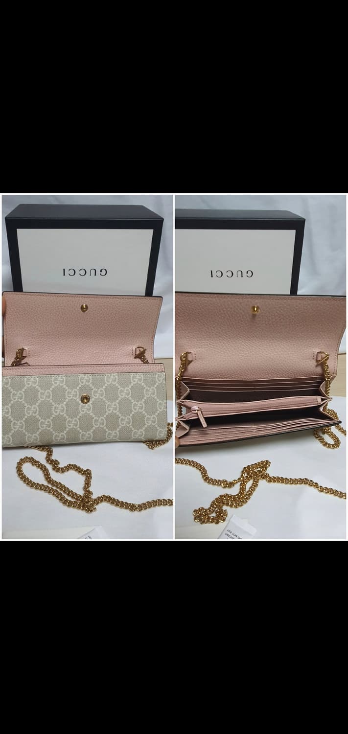 구찌 마몬트 크로스/크로스백/장지갑 새상품급 정품(감정O) 상품이미지9