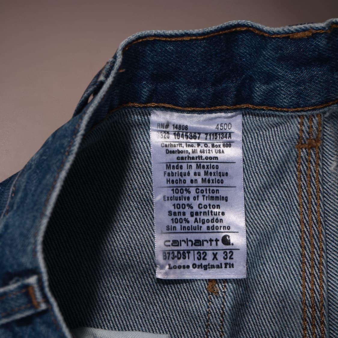 90s 칼하트 더블니 데님팬츠 상품이미지4