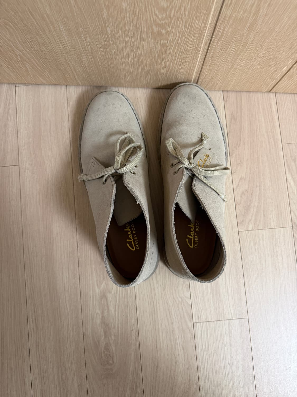 클락스 데저트 부츠 베이지 스웨이드 255 상품이미지1