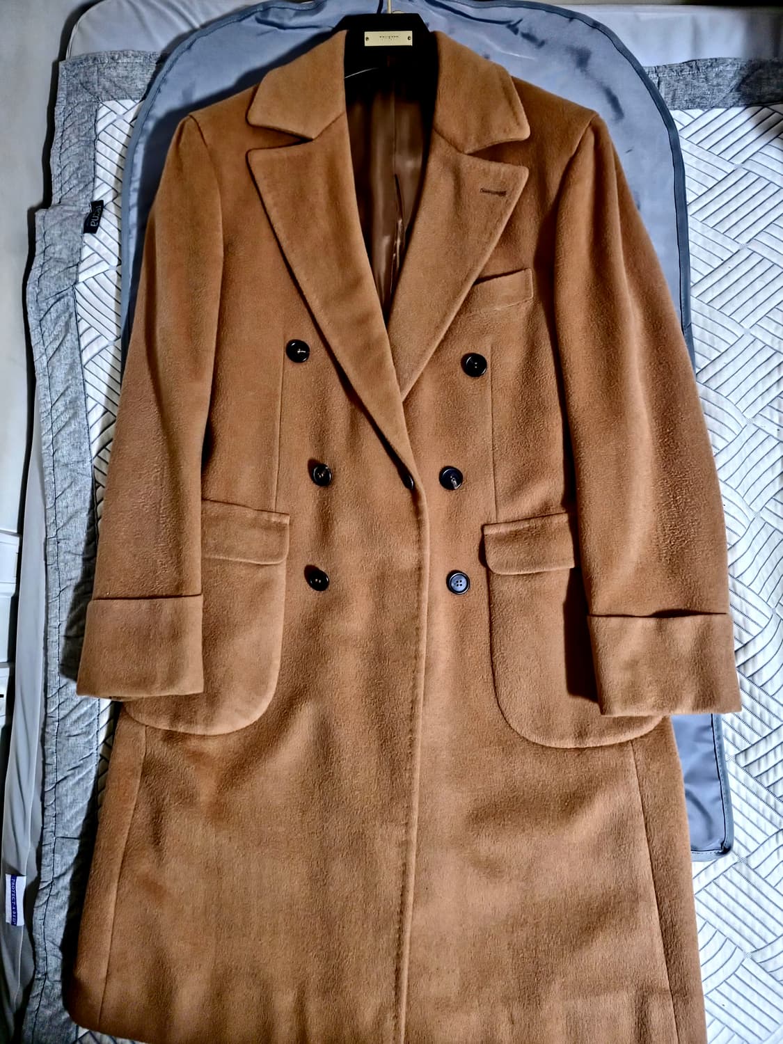 (강추👍)사르토리아 반니 비스포크 카멜 코트 상품이미지2