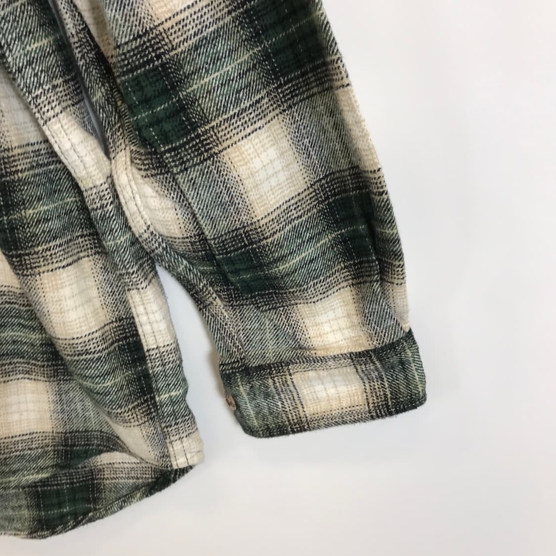 필드앤스트림 플란넬 체크셔츠 그린 [M] 상품이미지3
