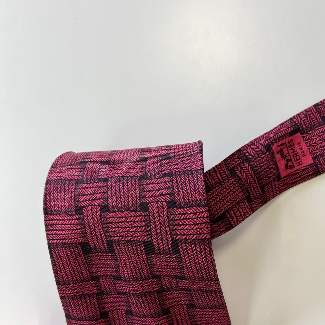 에르메스 명품 정품넥타이(HERMES) 10.1cm 상품이미지5