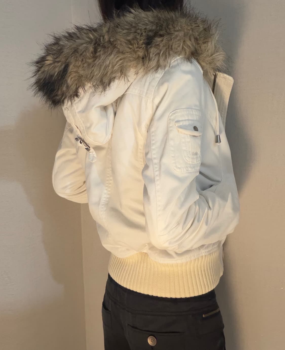 A&F fur hood jumper 상품이미지5