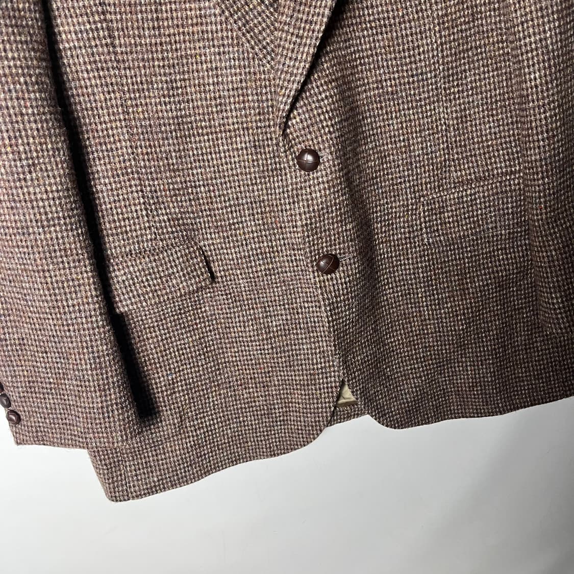 [Harris Tweed] 트위드 헤링본 울 블레이저 상품이미지4