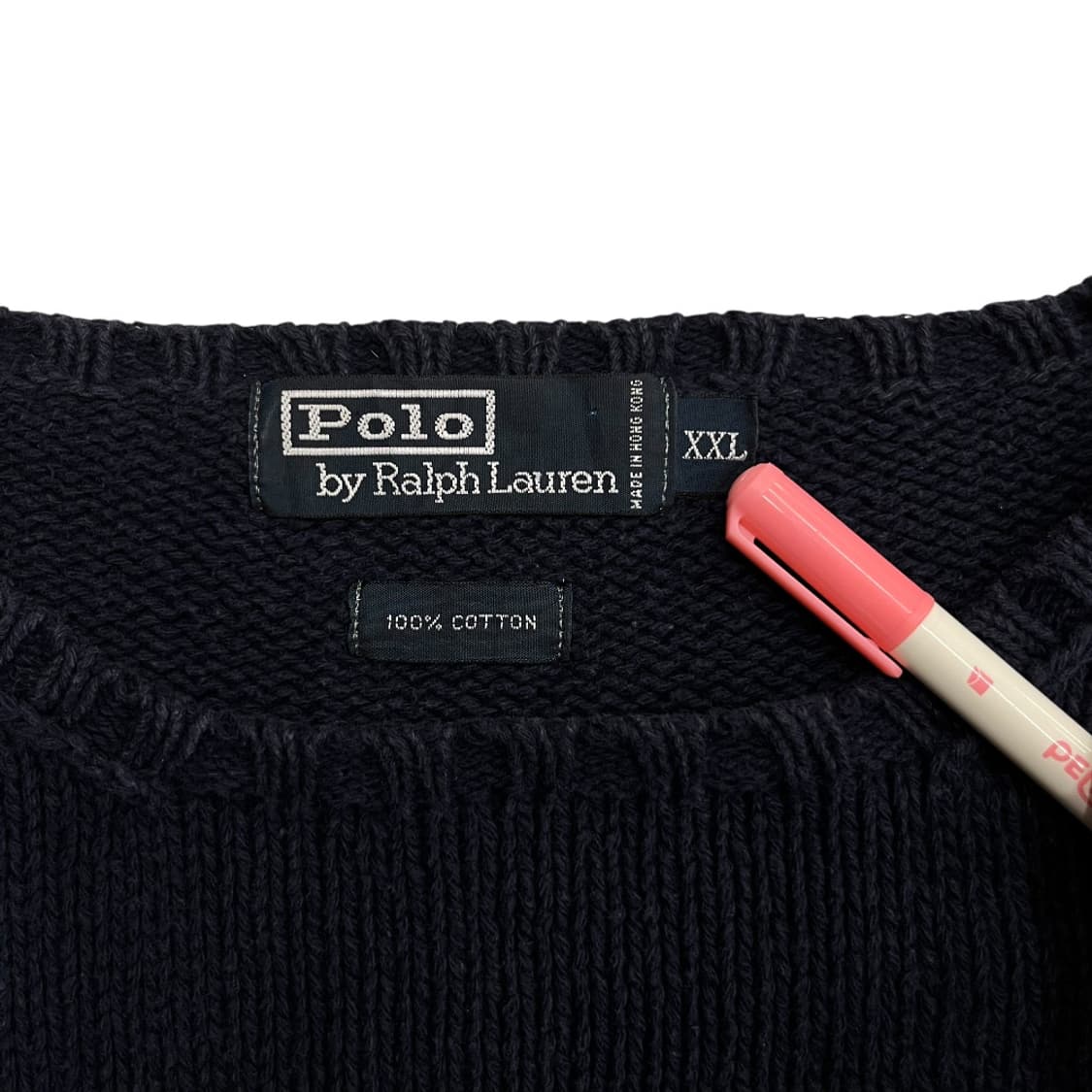 폴로 랄프로렌 레드포니 네이비 니트 XXL 상품이미지5