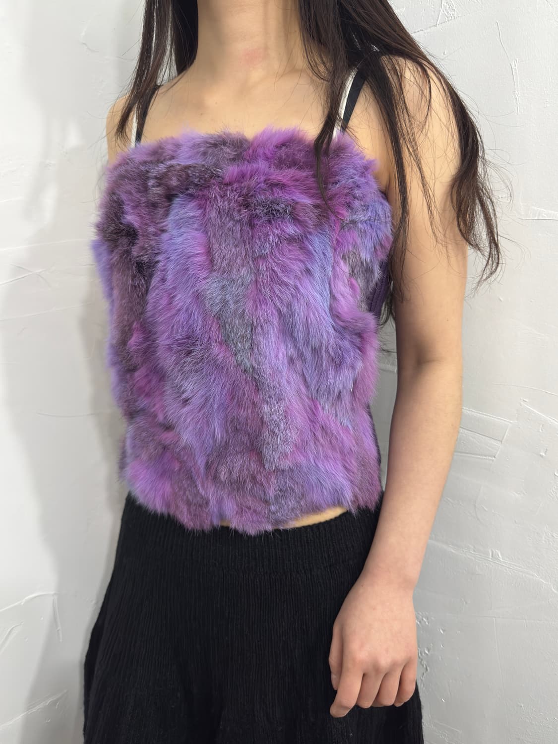 rabbit fur tank top  상품이미지4