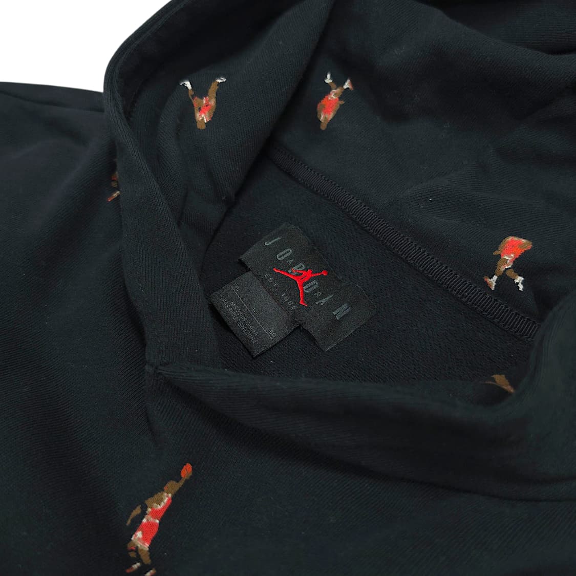 [XL] 나이키 조던 블랙 에센셜 홀리데이 점프맨 풀오버 후드티셔츠 상품이미지7