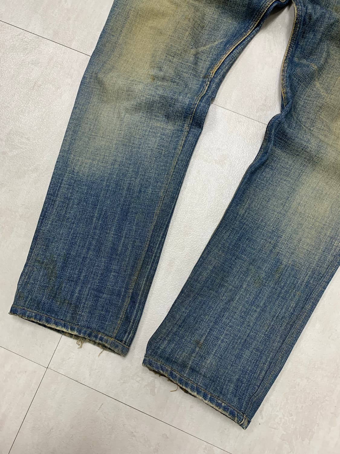 디젤 옐로우 워싱 데님 팬츠 #100 상품이미지3