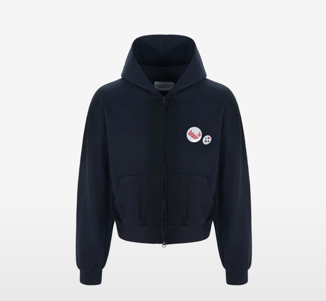 맨허튼프로젝트 후드집업 네이비 상품이미지1