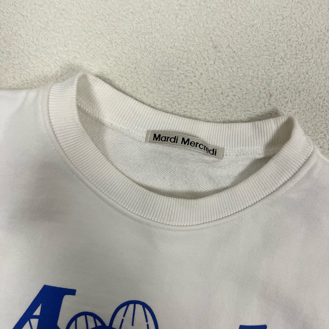 Mardi Mercredi White Sweatshirt 상품이미지6