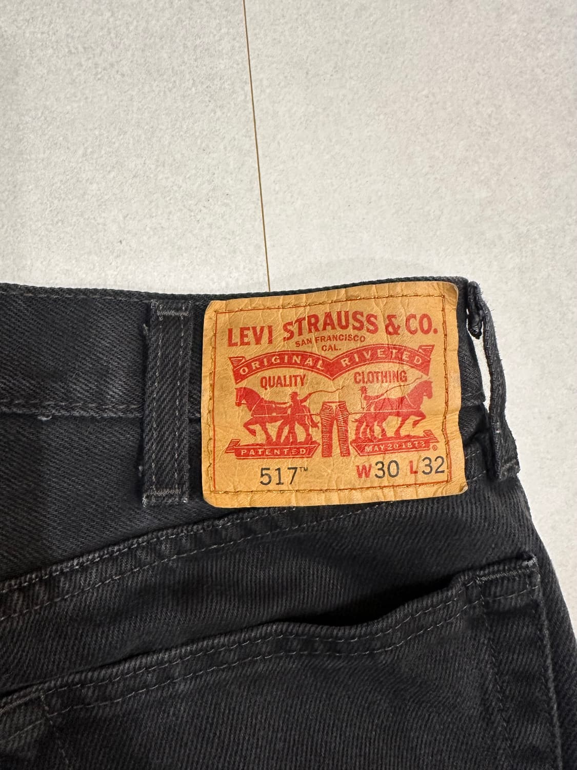 [30x32] 리바이스 517 블랙 상품이미지3