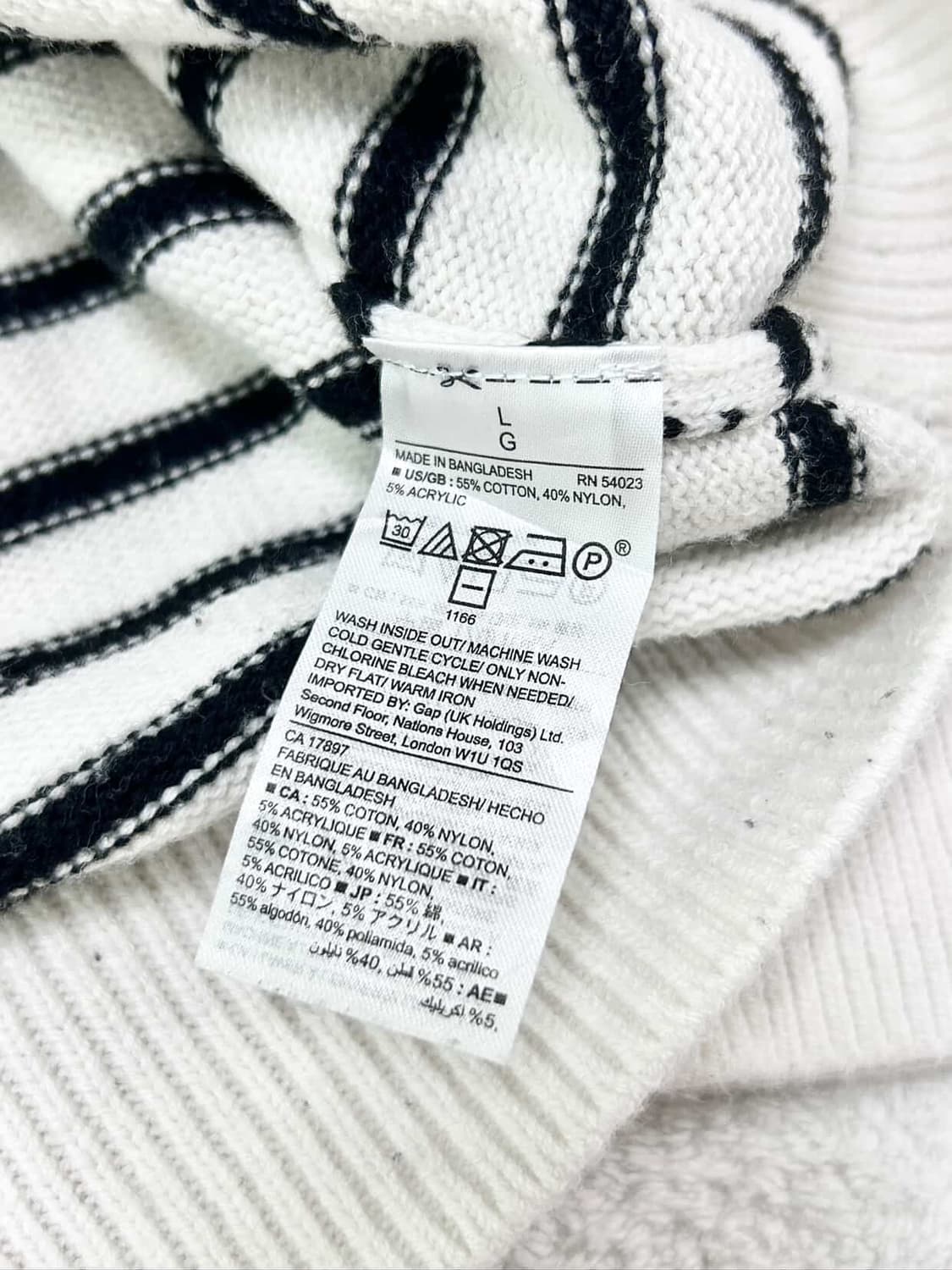 갭 단가라 오프숄더 니트 상품이미지8