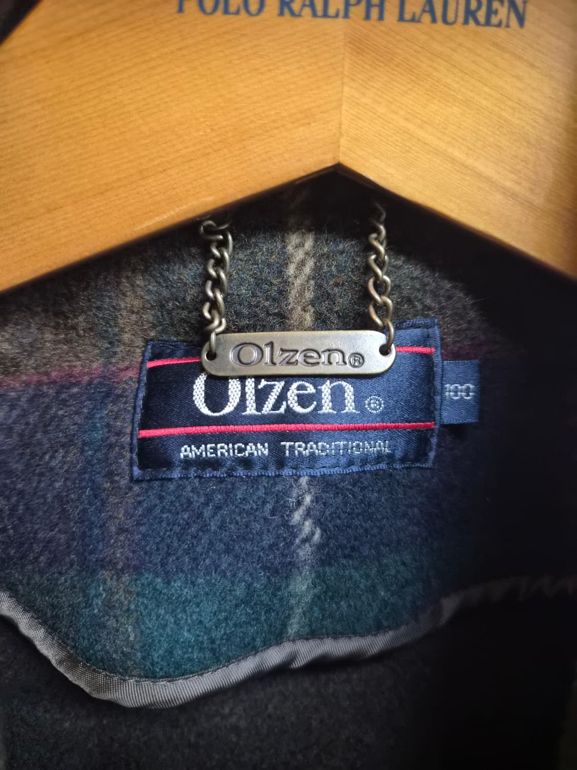 100) OLZEN 올젠 싱글 울 코트 팝니다 상품이미지5