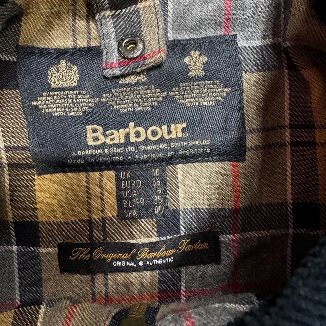 바버 워싱 야상 워크 자켓 여성용 xs  상품이미지7