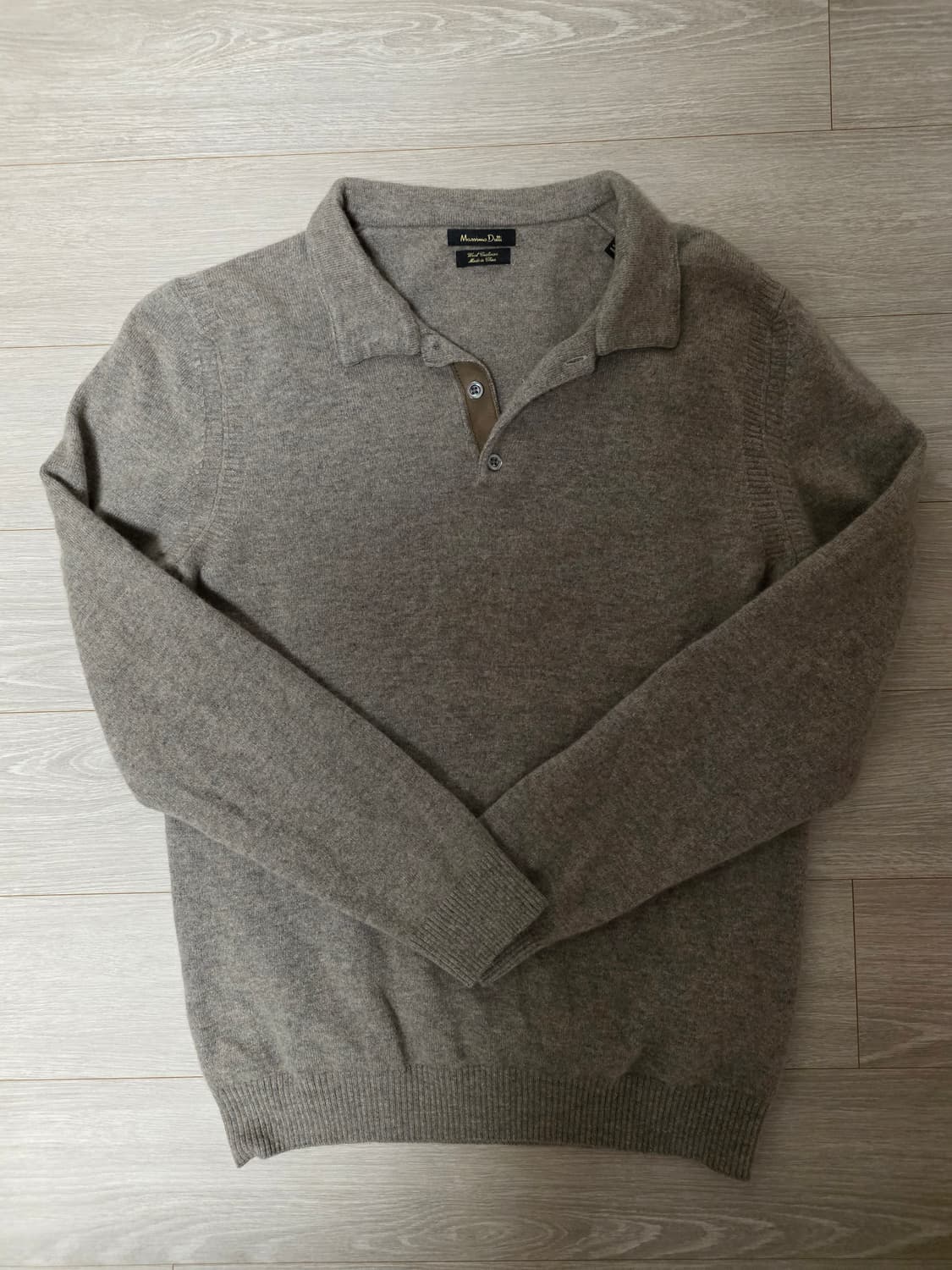마시모두띠 카라 니트 Grey L 상품이미지1