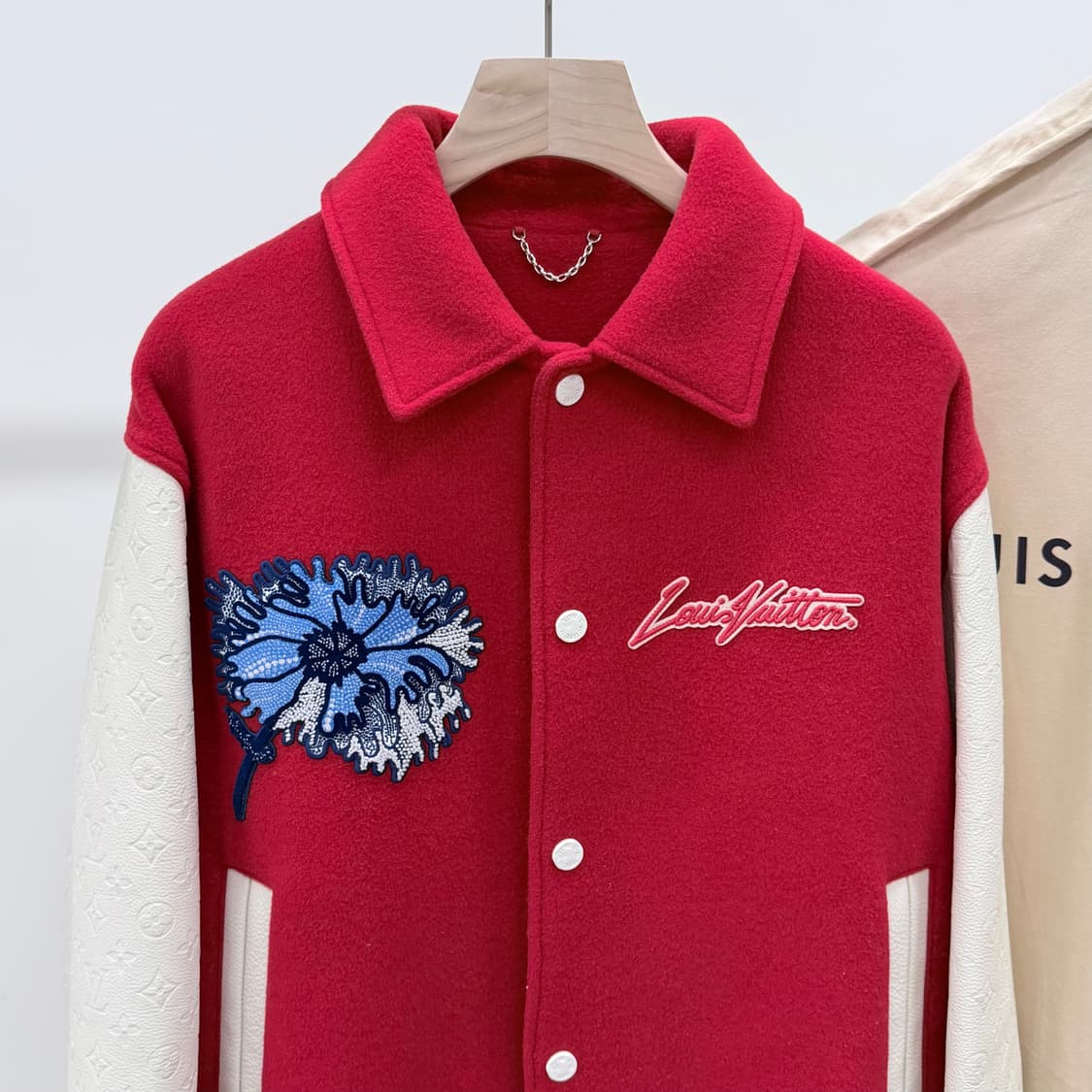 [S+급/54] 루이비통 x 쿠사마 야요이 한정 블루종 바시티 자켓 상품이미지2