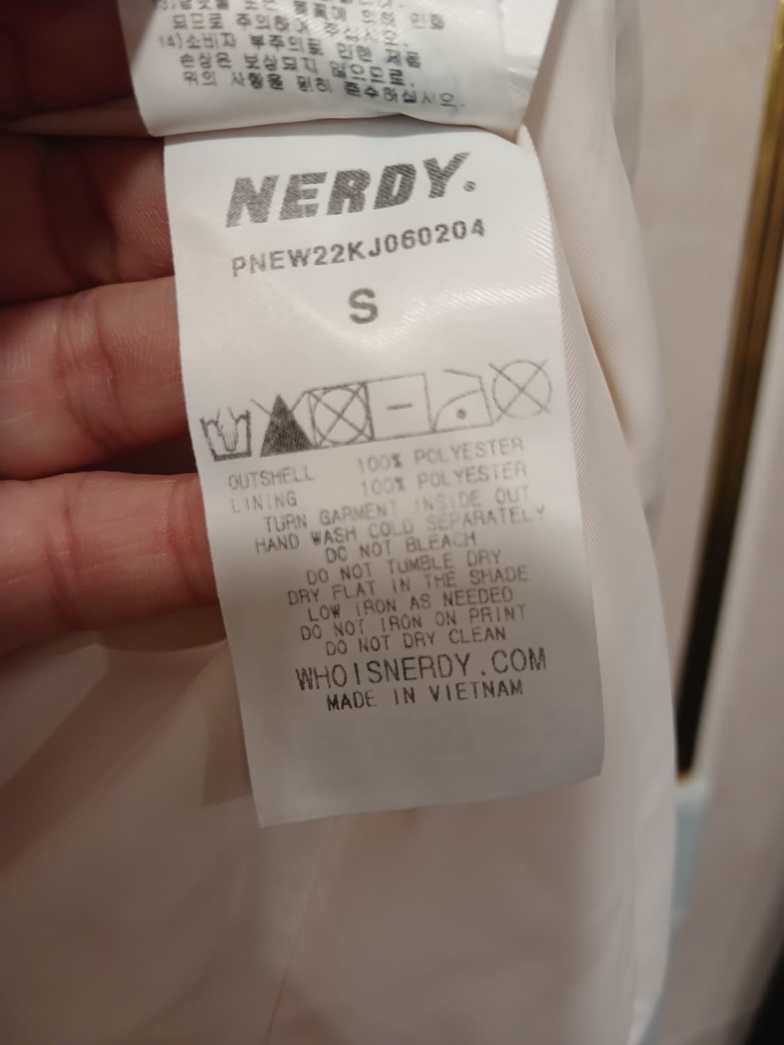 널디 정품 여성 퍼 후드 집업 S사이즈 상품이미지6