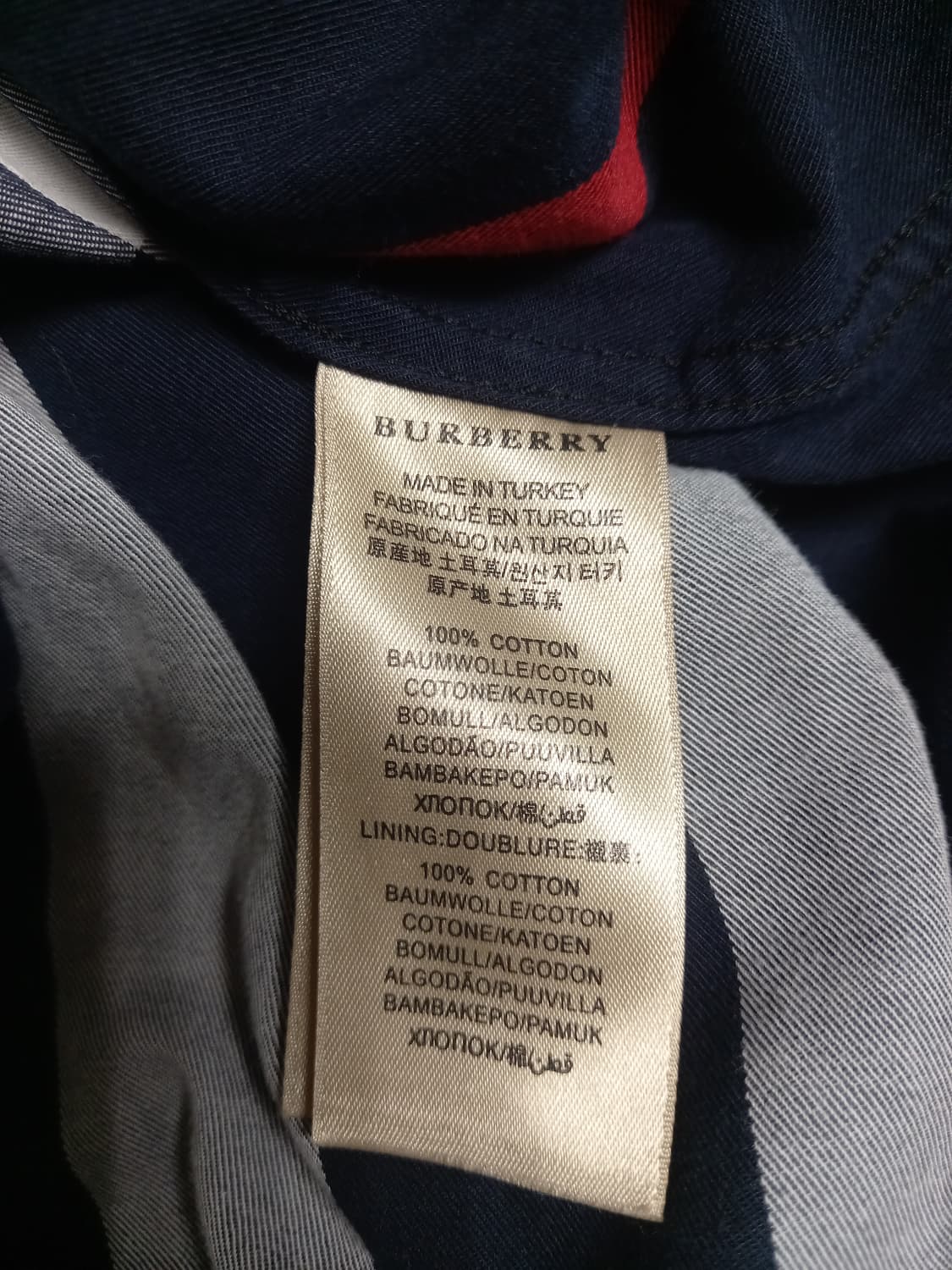 버버리 체크셔츠 xxl(실용 105) 상품이미지5