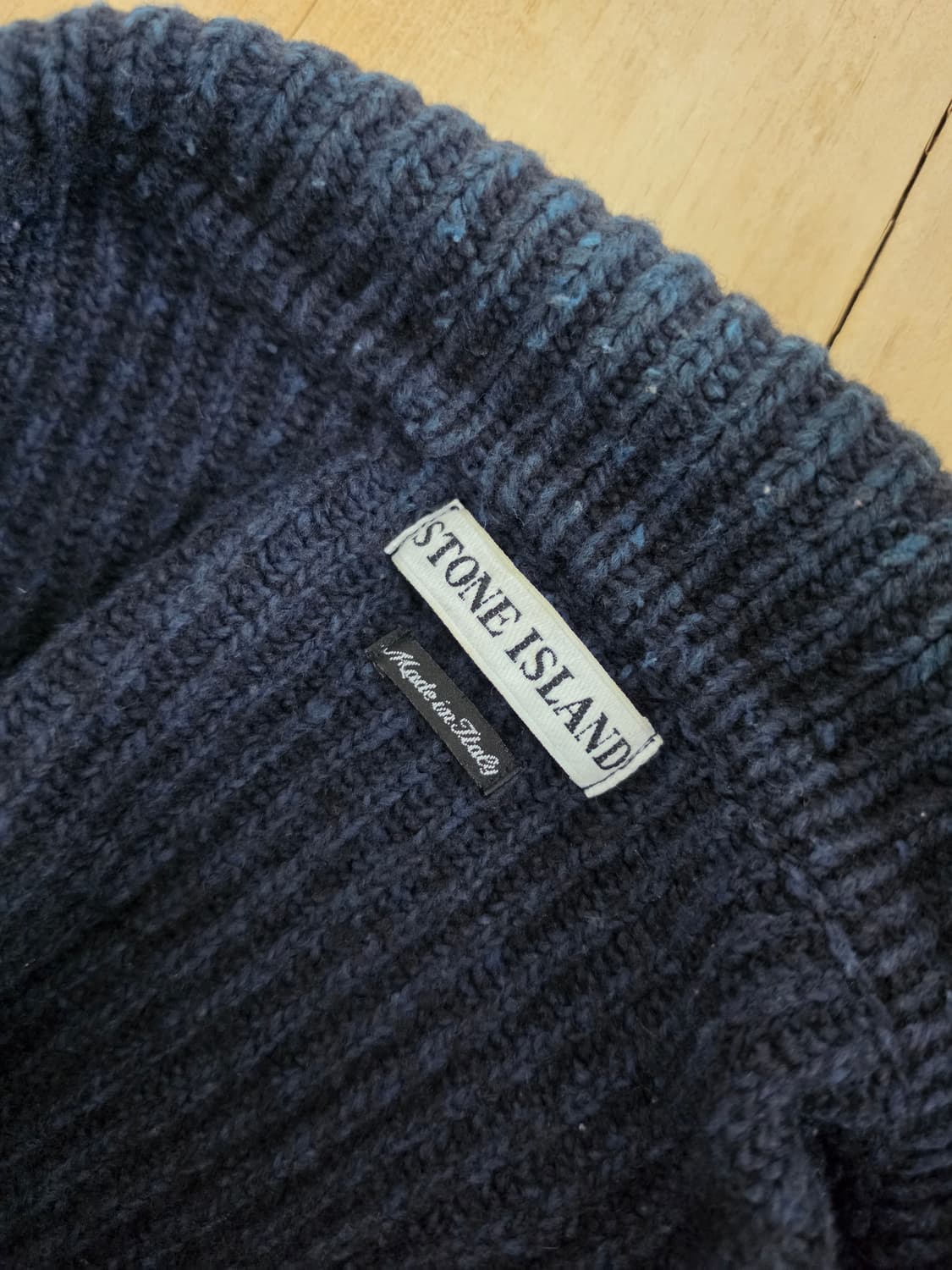 95AW 스톤 아일랜드 그린 엣지 울 집업 재킷 상품이미지4