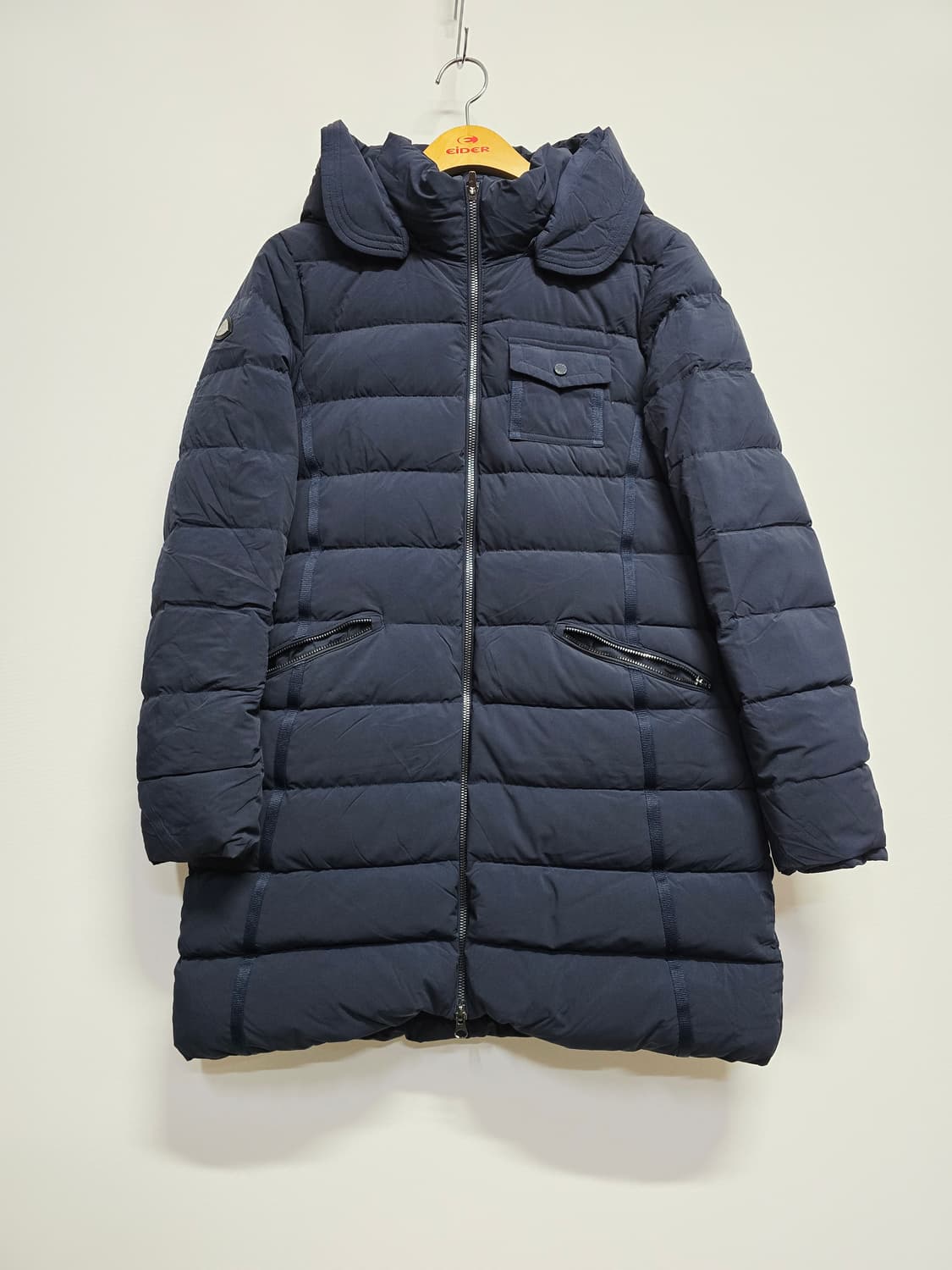 루이까스텔 여성 네이비 구스다운롱패딩 상품이미지1