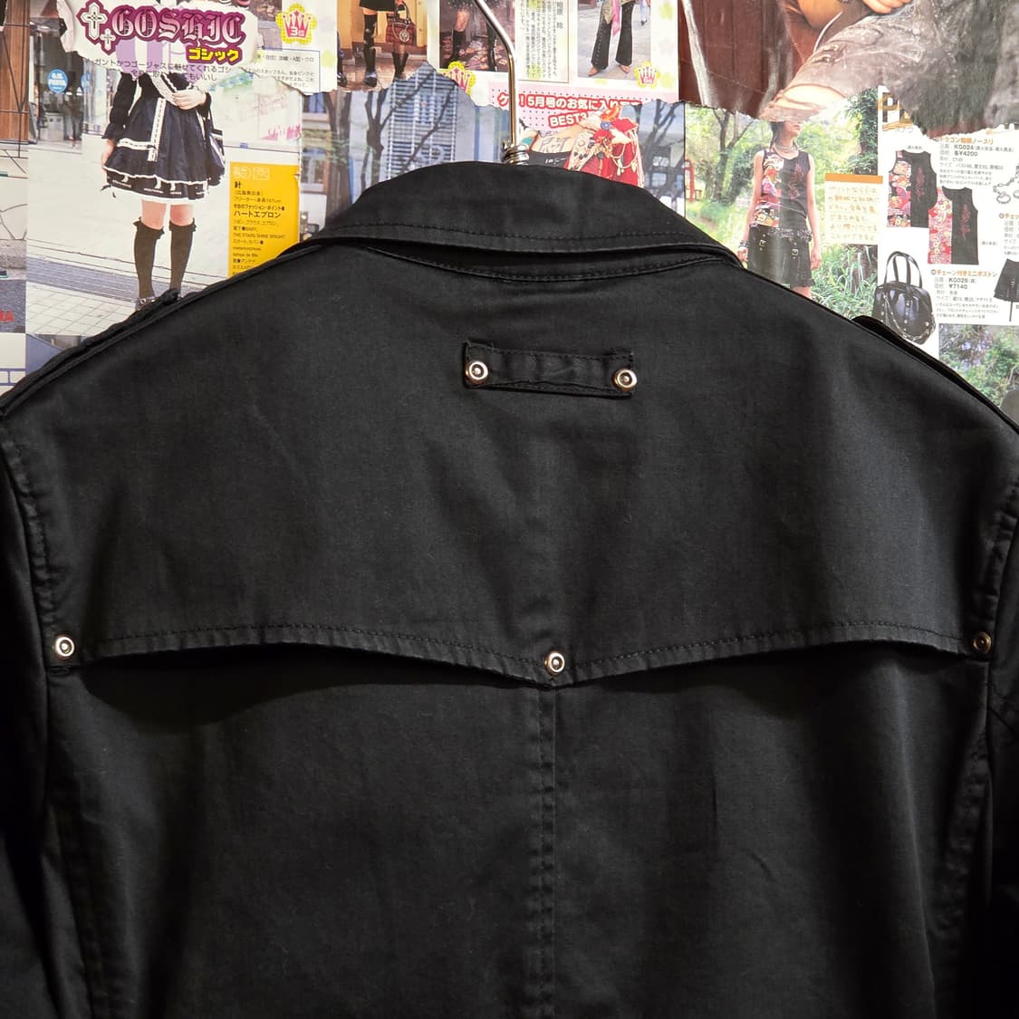 JPN 시멘틱 디자인 코튼 미디 코트 상품이미지7