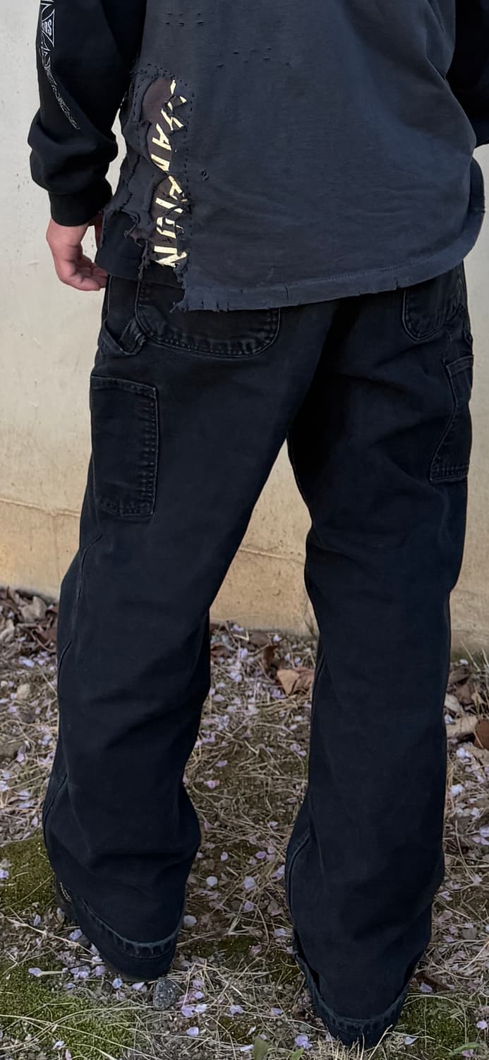 Vintage Carhartt Black  Work Pants 상품이미지4