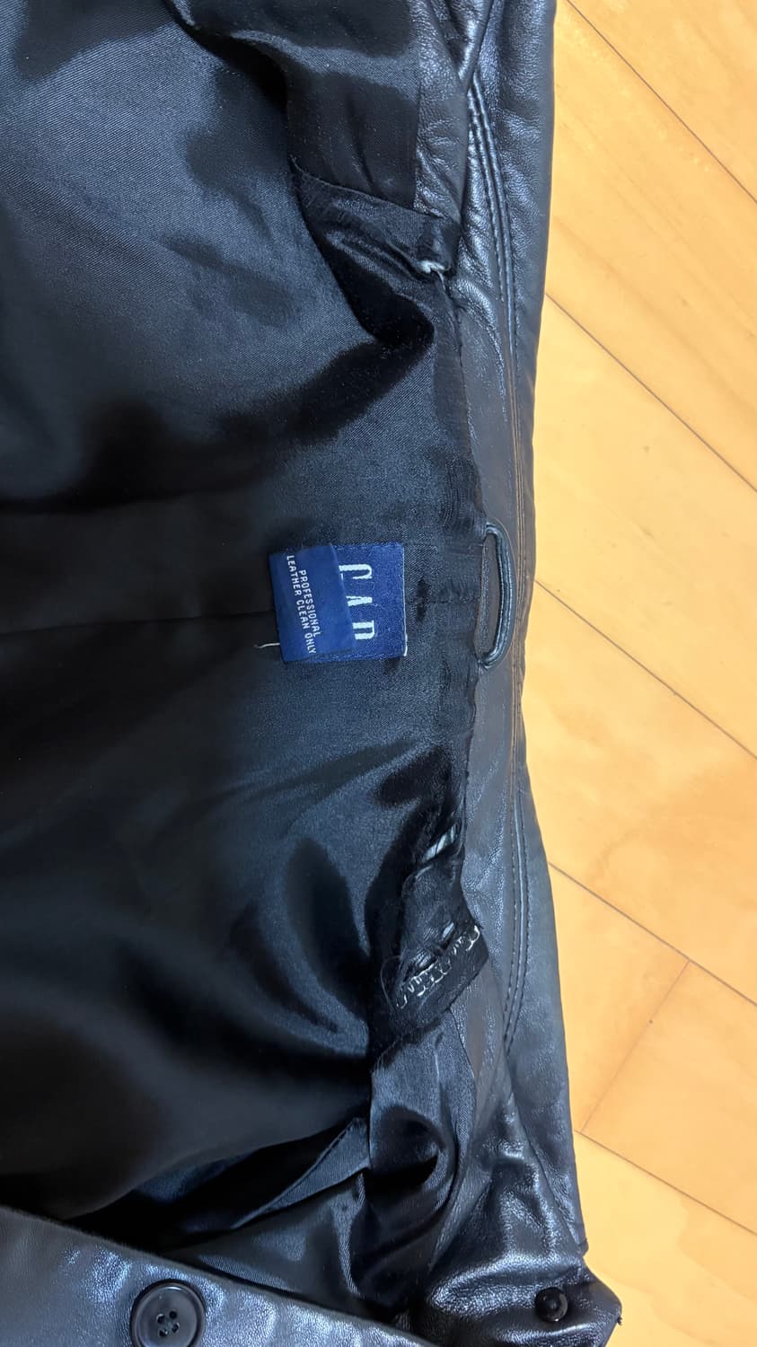 M]90s 올드 갭 레더 자켓 상품이미지5