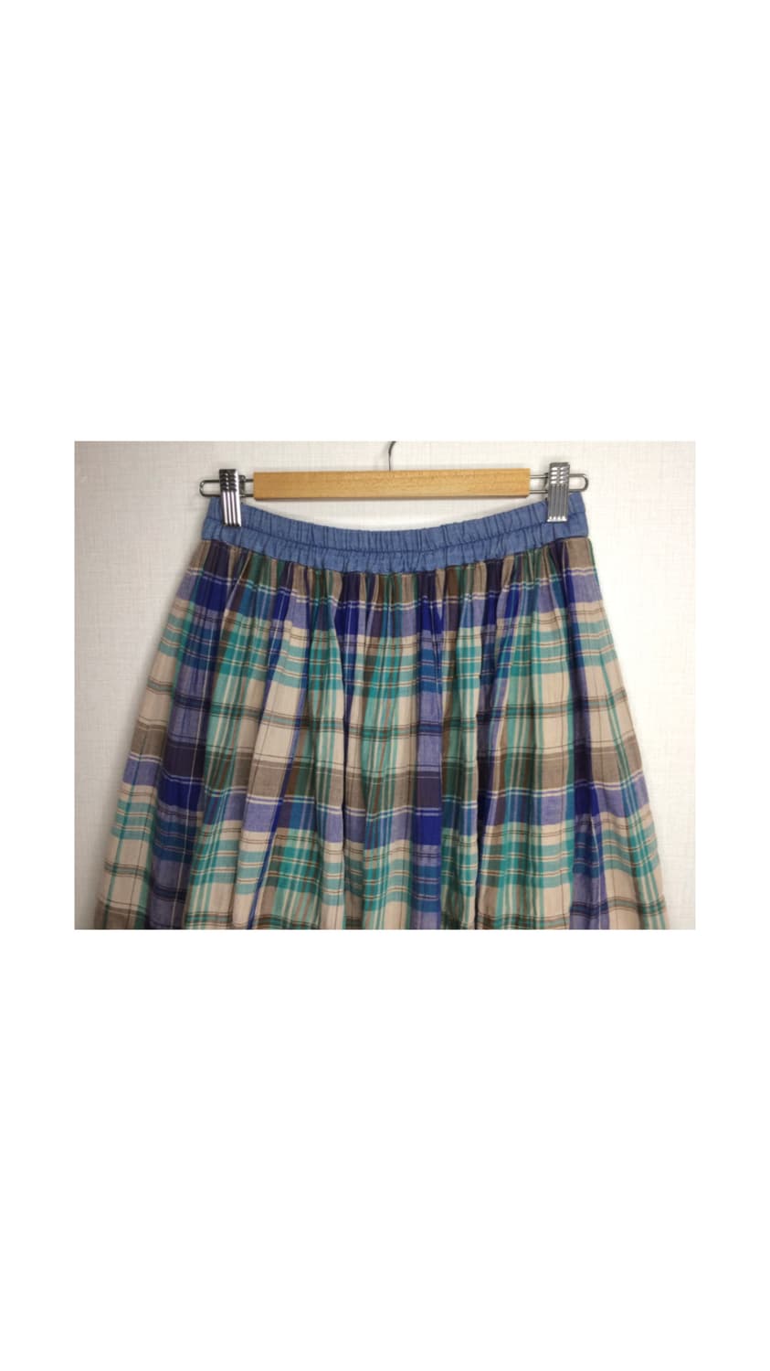 Niko and 니코앤드 체크 밴딩 스커트 상품이미지2