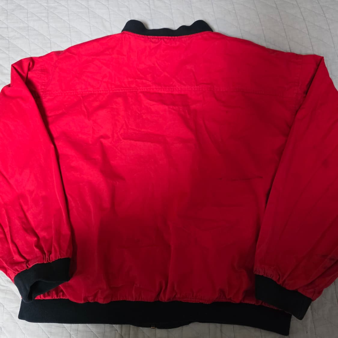 [XXL] 90s 빈티지 말보로 리버시블 봄버 자켓 블랙/레드 굿 상품이미지9