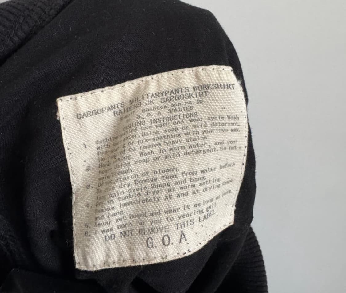 goa vintage y2k linen cargo skirt 상품이미지5