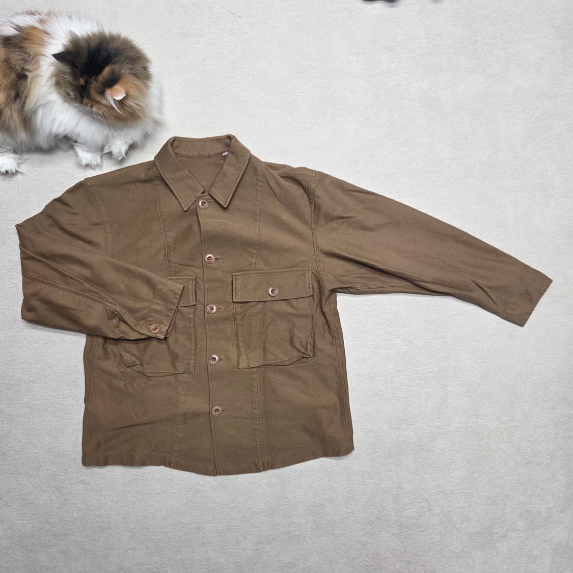 일본 빈티지 아메카지 포켓 셔츠 자켓 상품이미지1