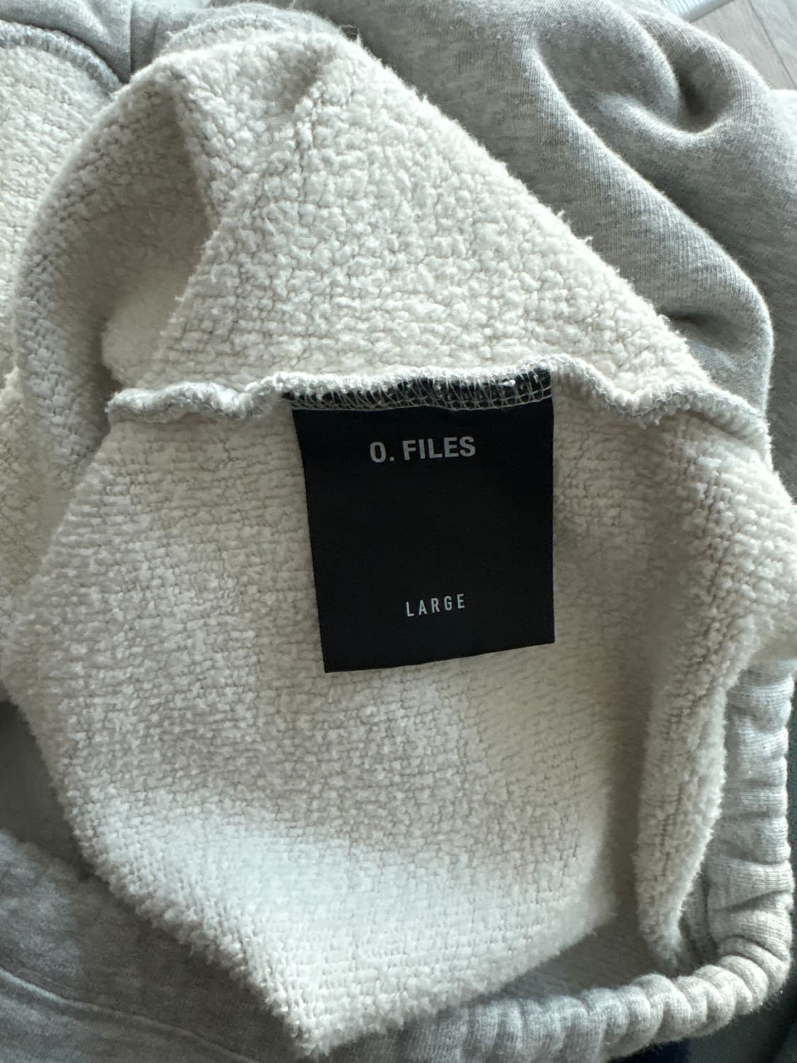 [L] O.FILES cropped adjustable hoodie 상품이미지3