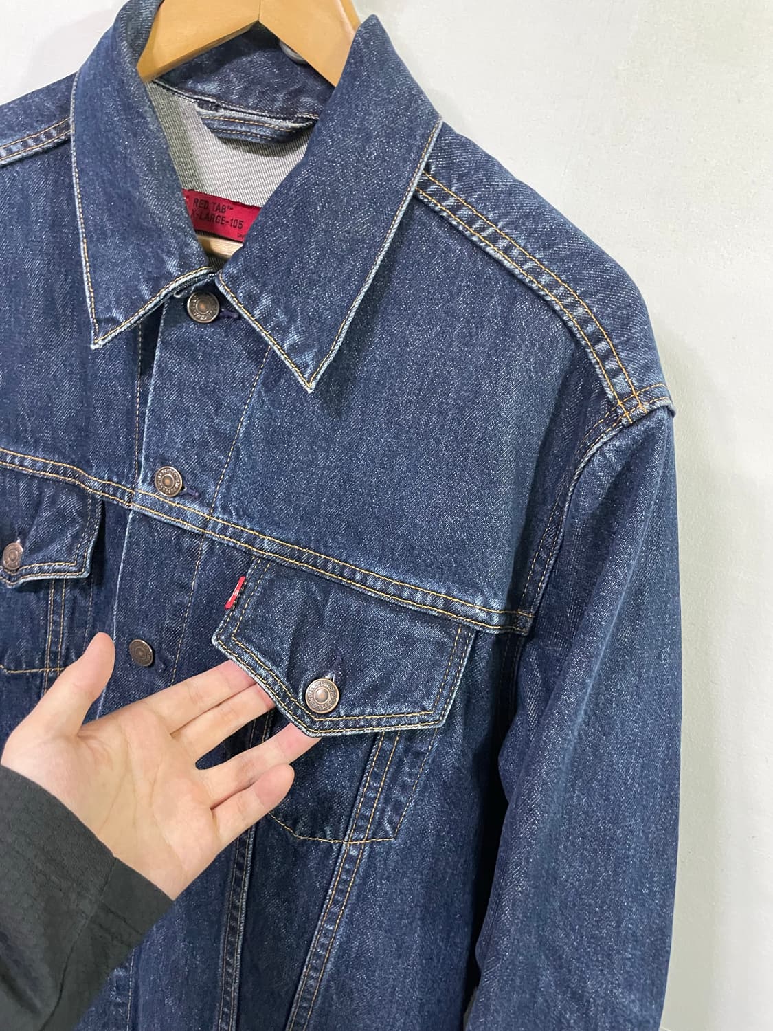 리바이스 빈티지 데님 자켓 타입3 자켓 XL 105 사이즈 상품이미지3