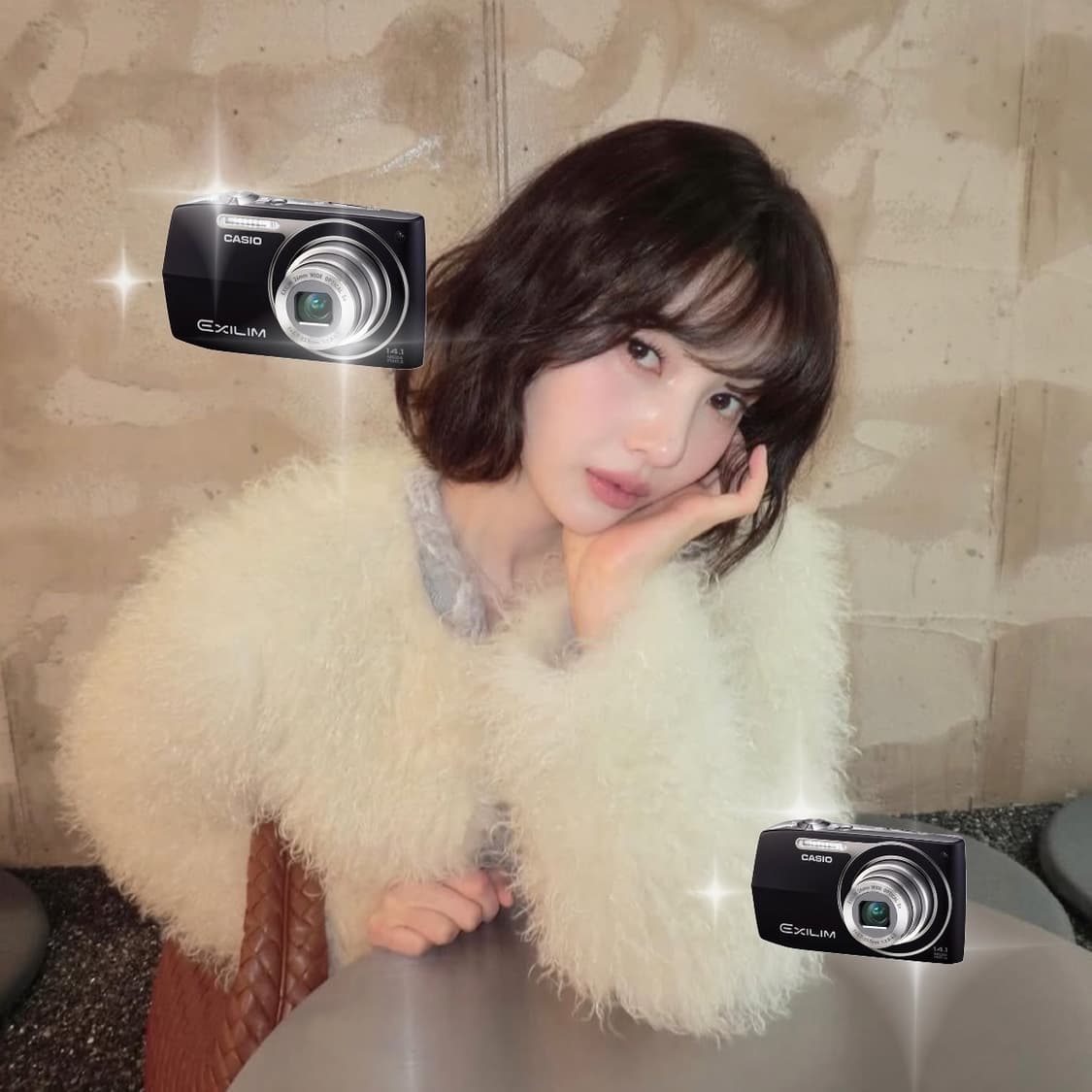 (황변 비네팅x 민트급/조이 로제픽) Casio Exlim z2000 상품이미지1