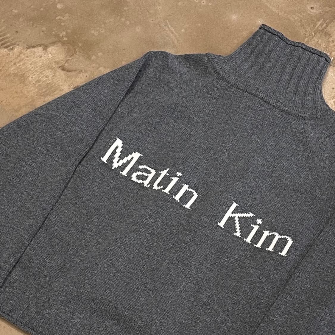 M 마뗑킴 니트 집업 상품이미지1