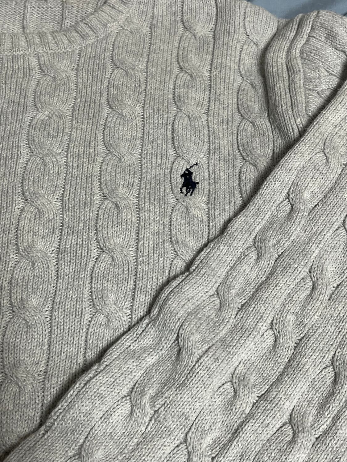 폴로랄프로렌 XL 케이블 꽈배기 니트 스웨터 팔아요! 상품이미지2