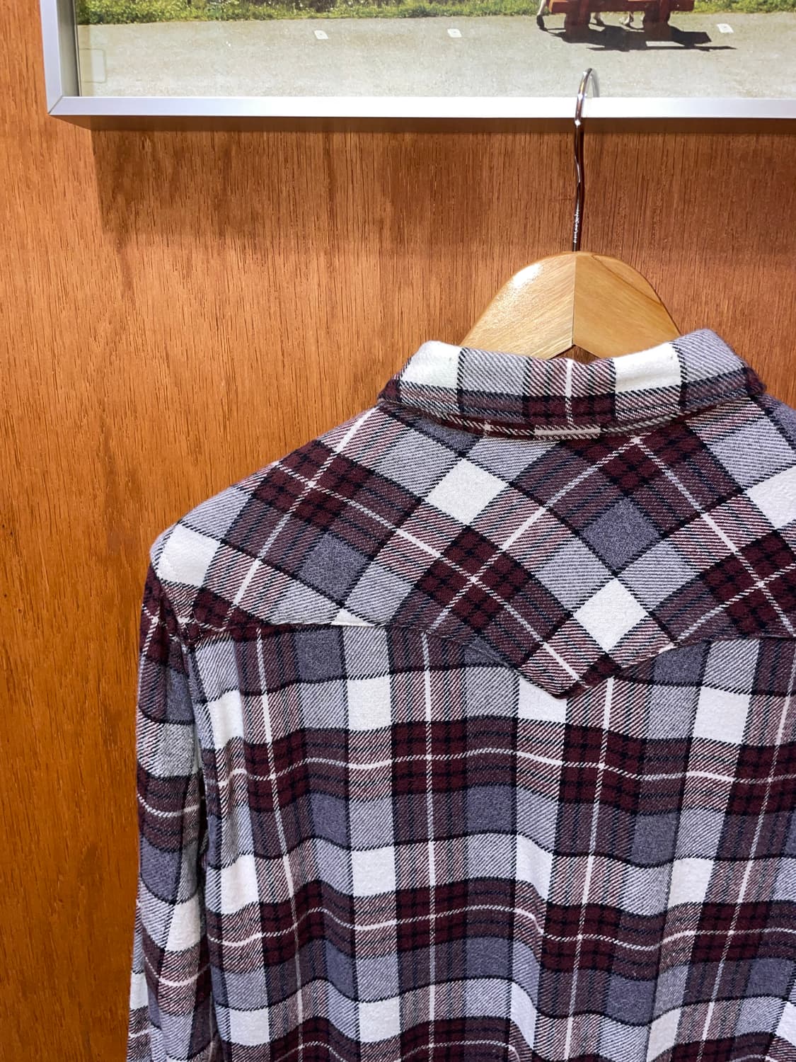 (M) Levi's 리바이스 플란넬 체크 웨스턴 셔츠 상품이미지6