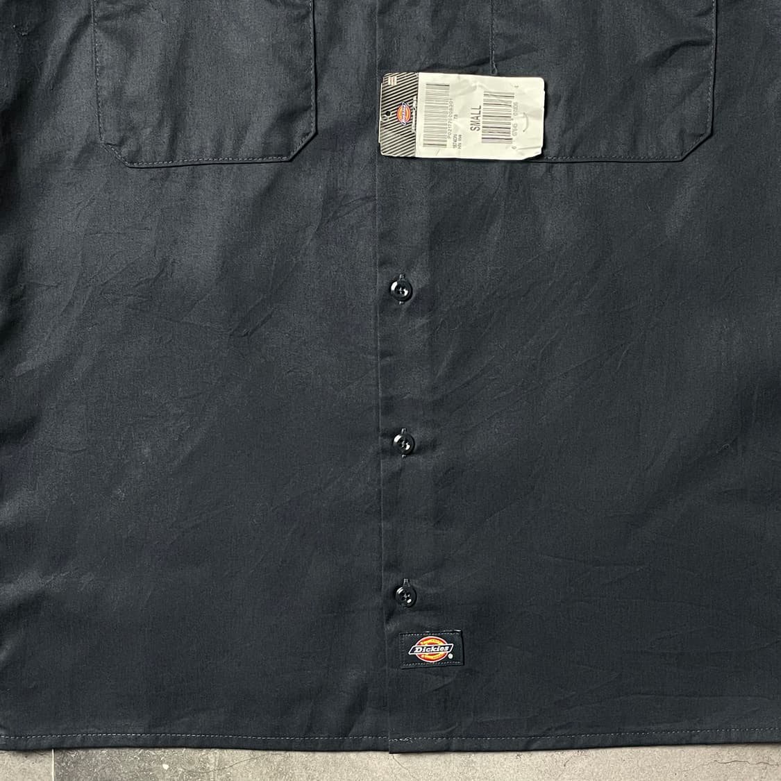 DICKIES 디키즈 데드스탁 네이비 패치 반팔 워크셔츠 A00978 상품이미지4