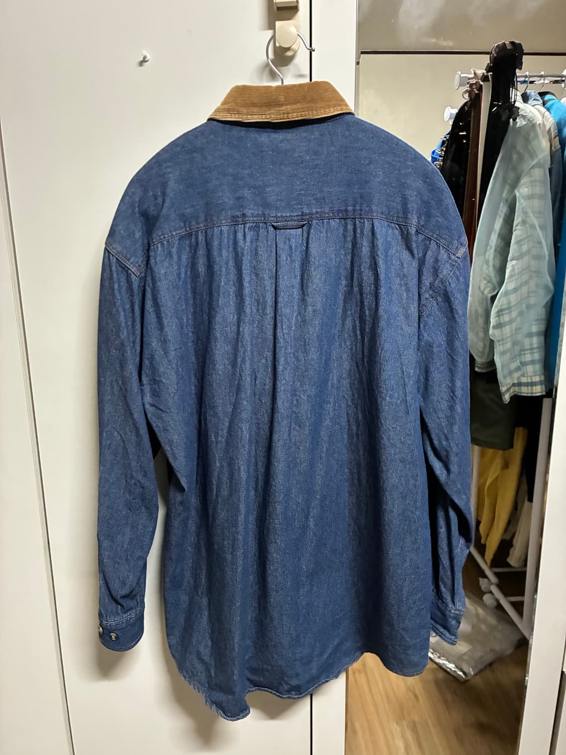 [새상품] 빈티지 데님 셔츠 L/100 상품이미지6