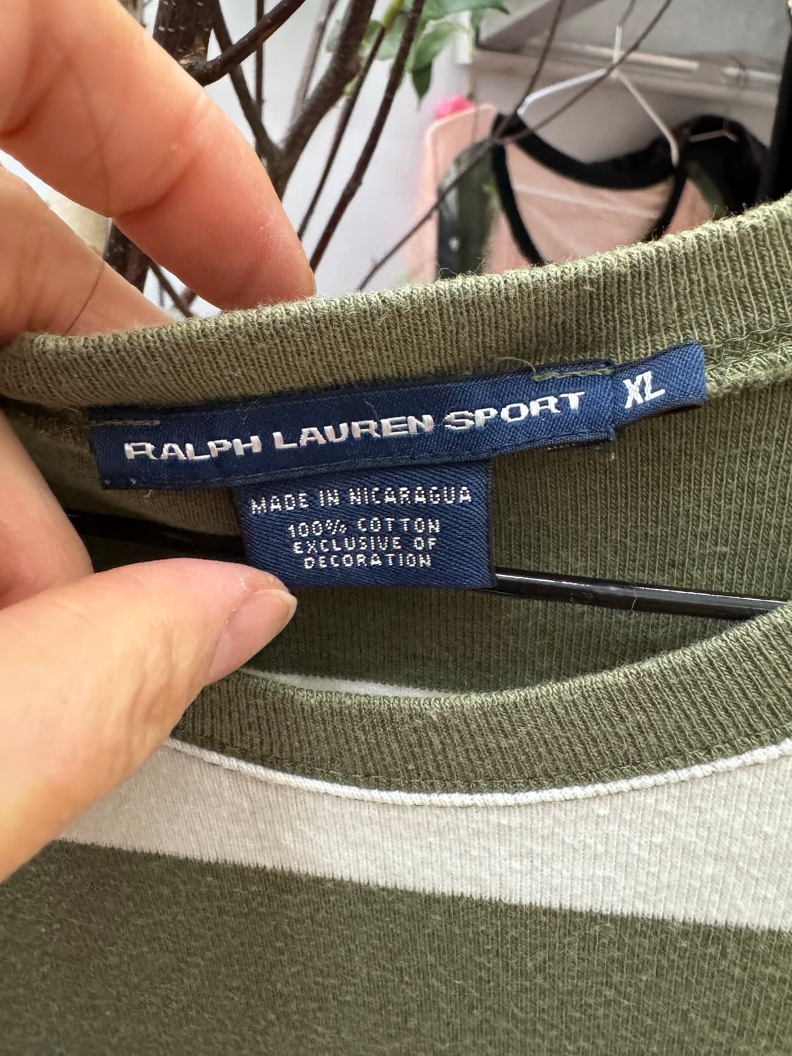 👕 랄프 로렌 스포츠 스트라이프 코튼 티셔츠 상품이미지7