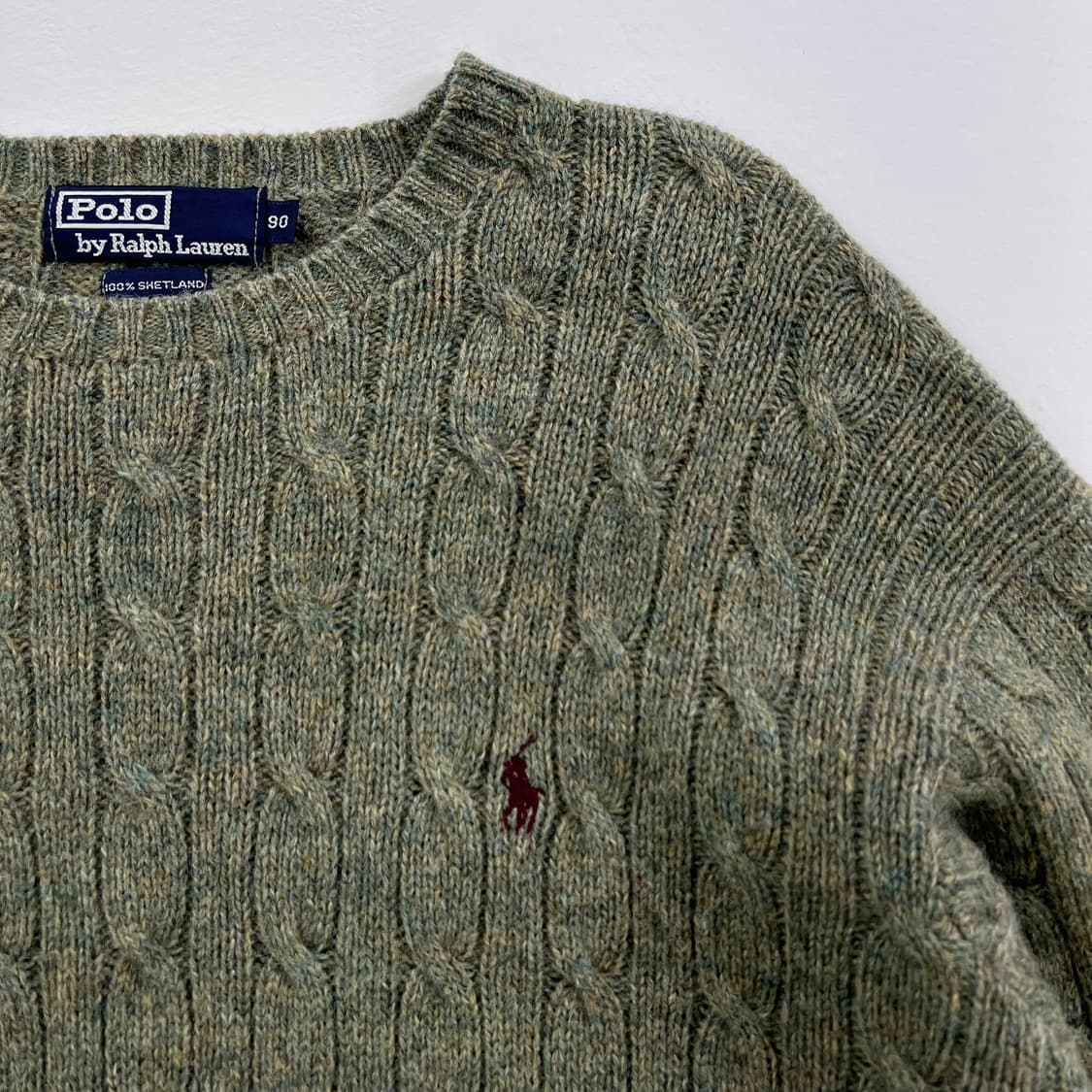 폴로 랄프로렌 쉐틀랜드 케이블 니트 상품이미지2