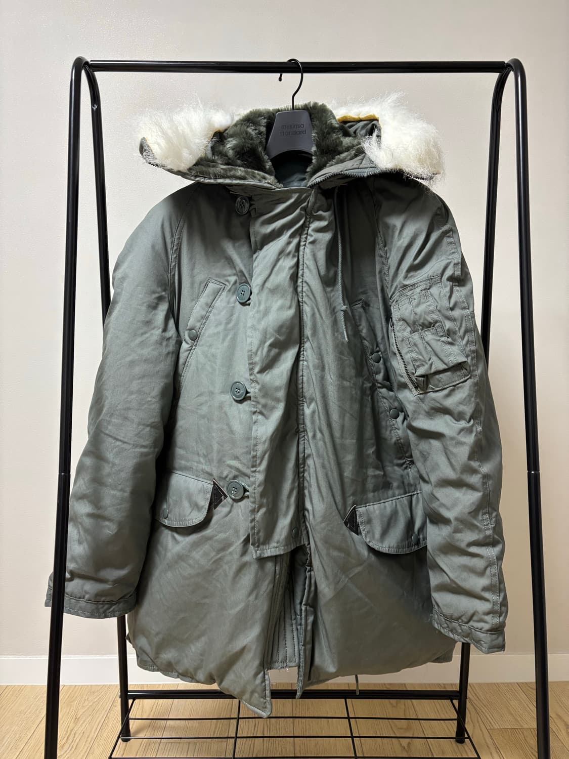 오리지널 미군 데드스탁 N-3B 파카 88년식 상품이미지1