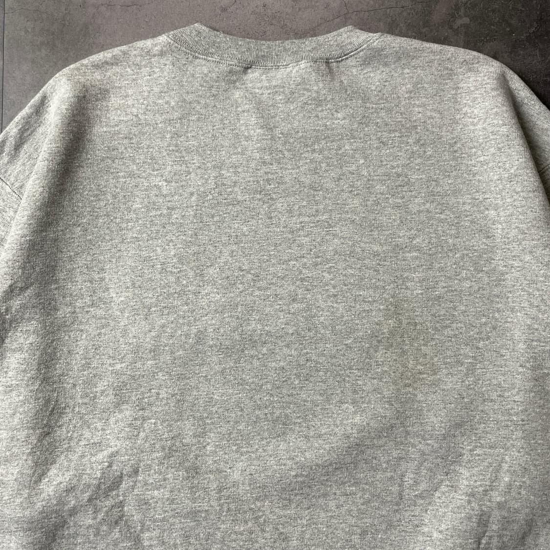 CHAMPION 챔피온 빈티지 라이트 그레이 기모 맨투맨 A00562 상품이미지6