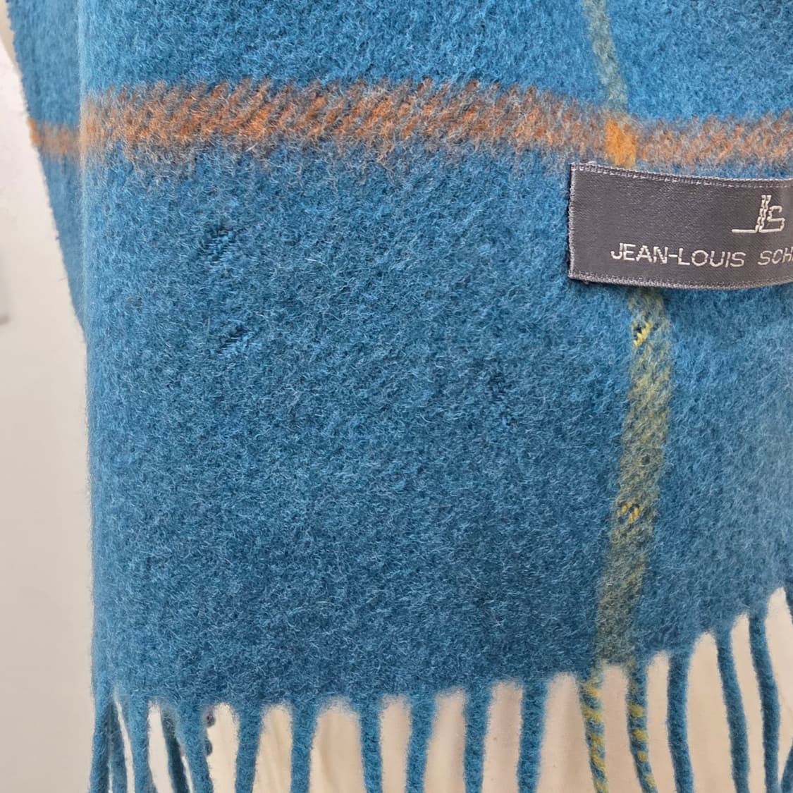 장루이 쉐레 체크패턴 울100% 머플러 상품이미지7