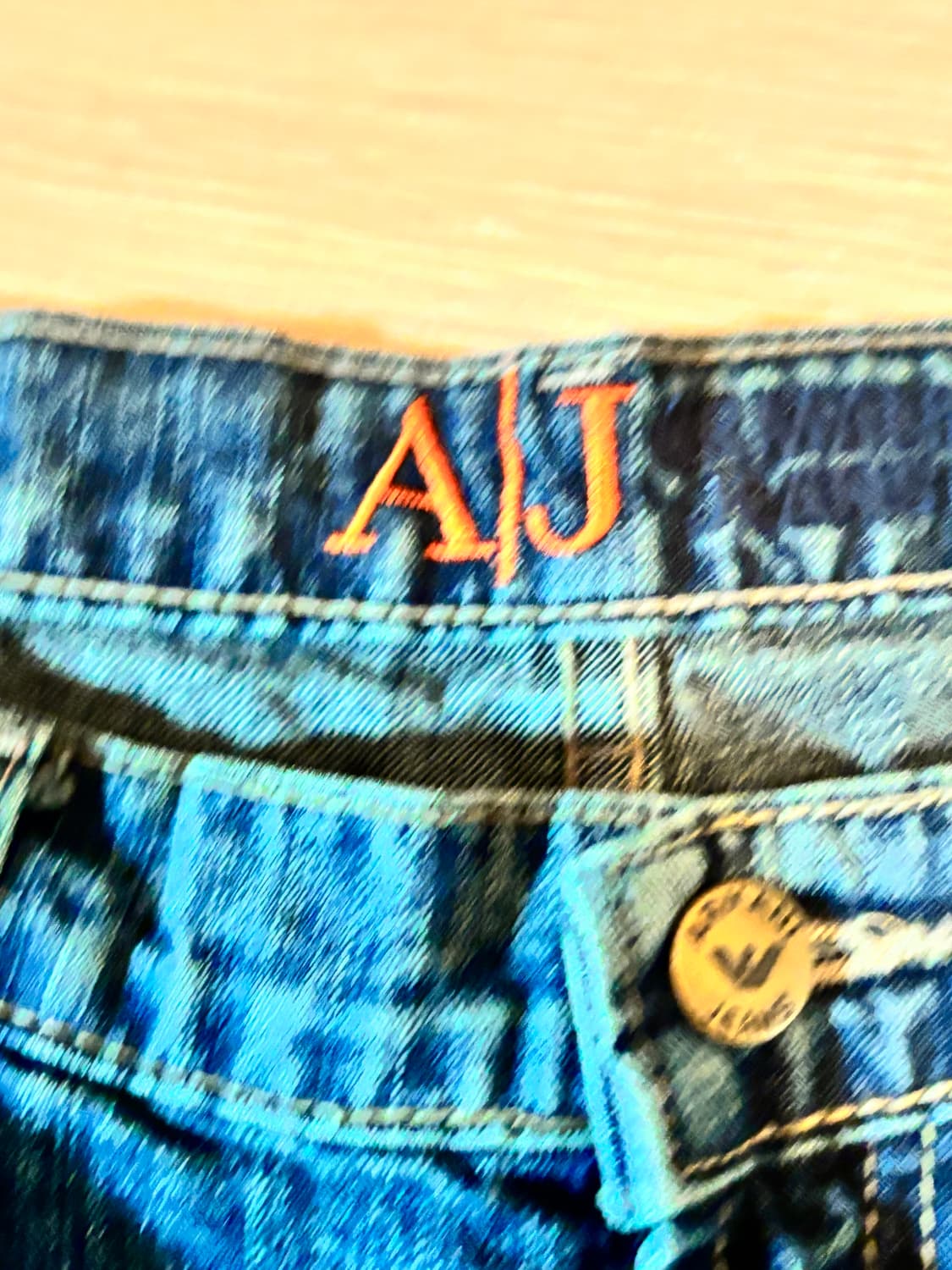 아르마니 진 워싱 데님 팬츠 34(미국) 상품이미지6