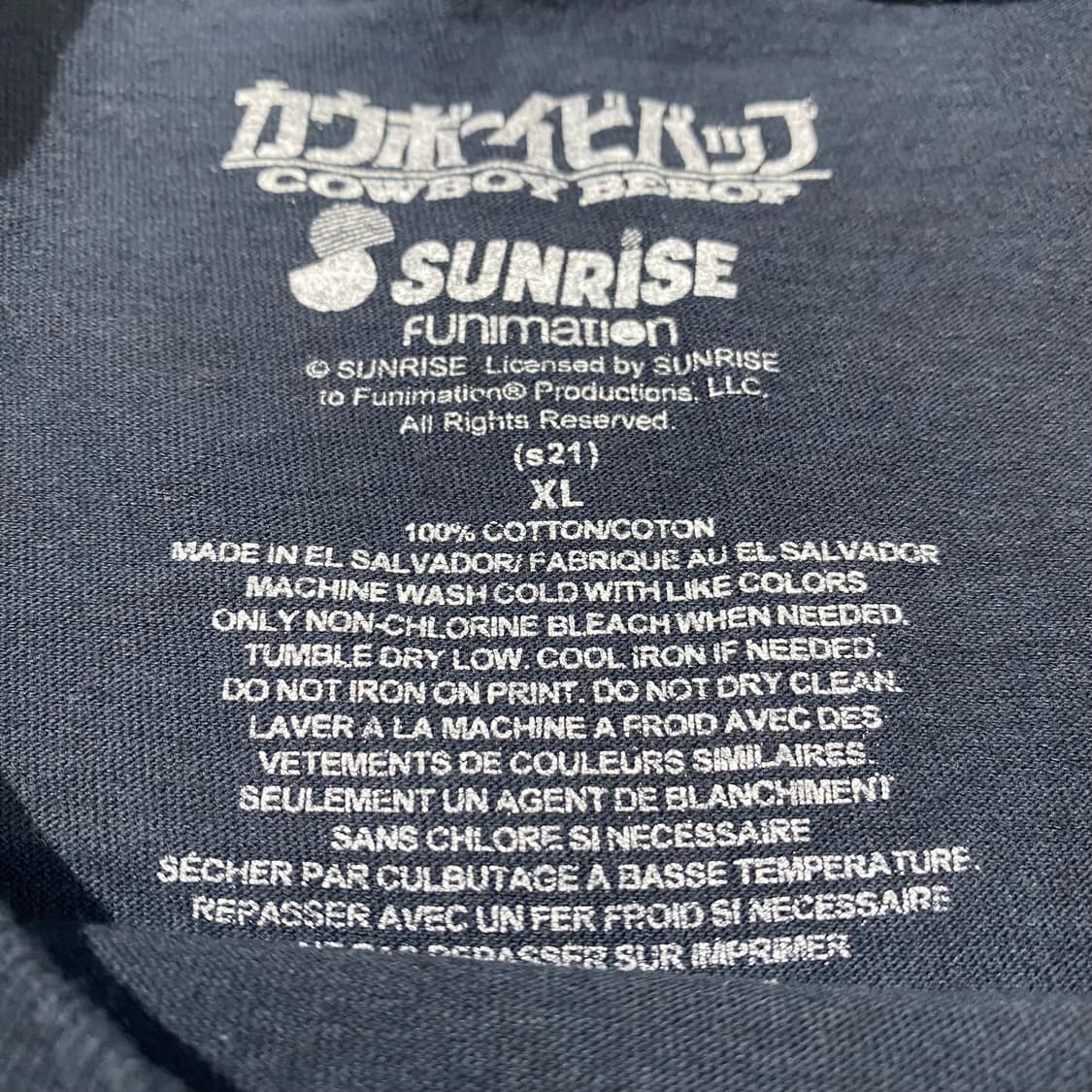 카우보이비밥 오피셜 애니메이션 티셔츠 상품이미지3