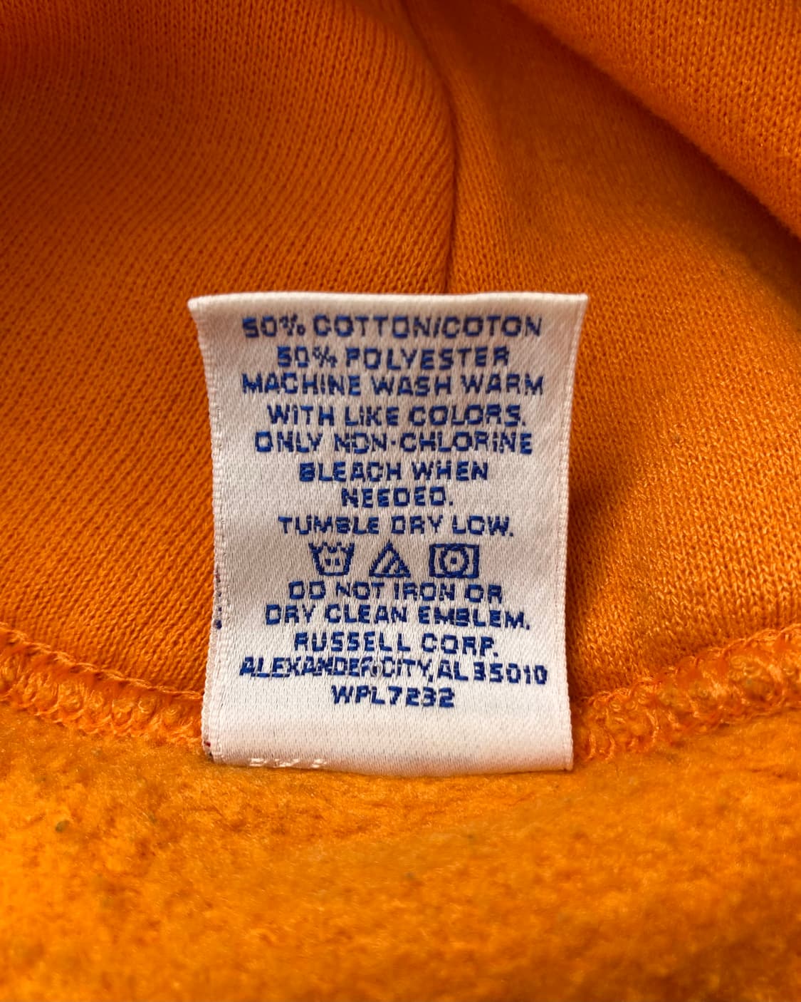 90s Russell Hoodie (burnt orange) 상품이미지4